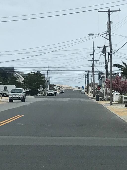 View to beach