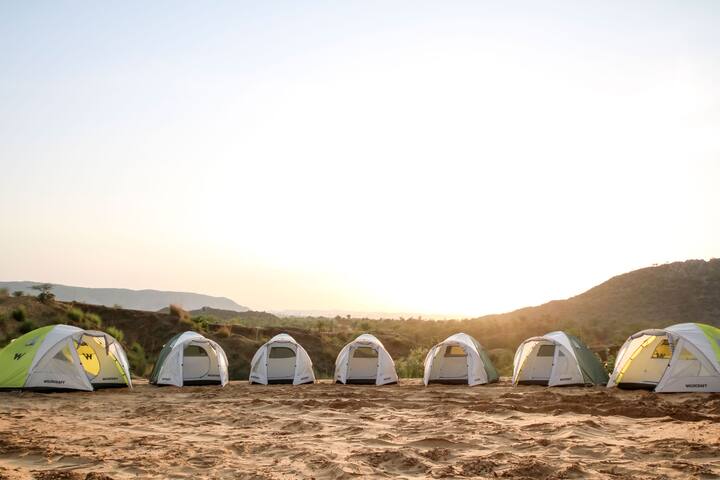 Unique Stay in Tents Under the Open Sky at Achrol