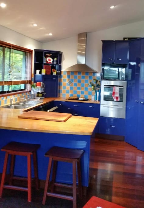Kitchen with everything you need for breakfast only.