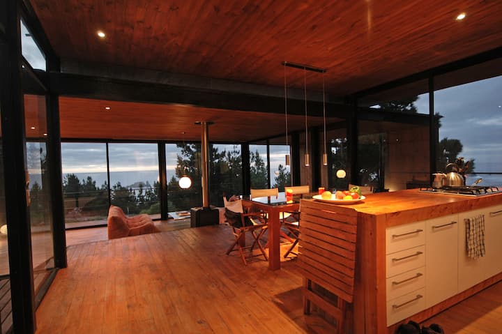 Casa en la playa con vistas al mar - Casas de campo en alquiler en