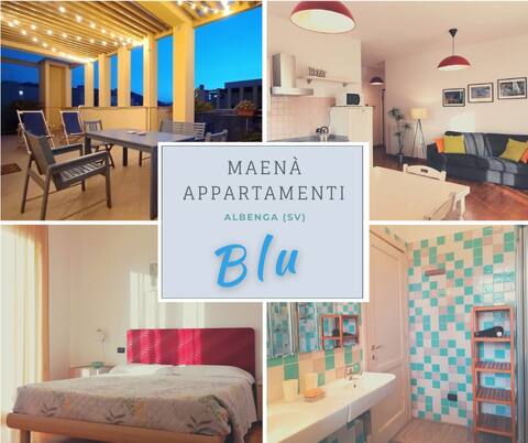 Blue Maenà, penthouse with large panoramic terrace