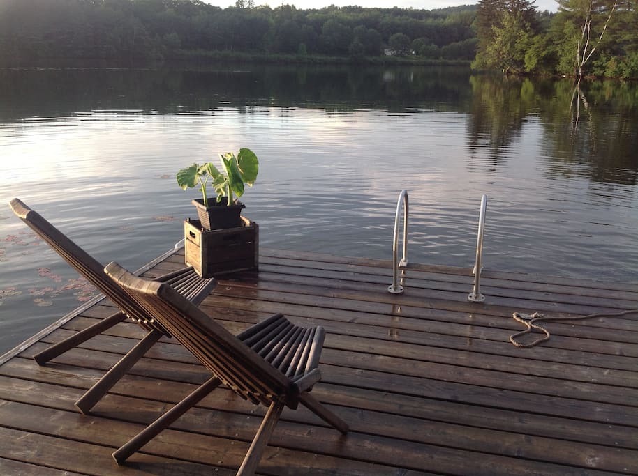 The dock. A great place to unwind.
