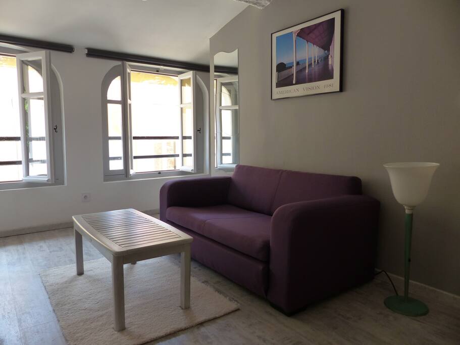Coin salon vers cuisine