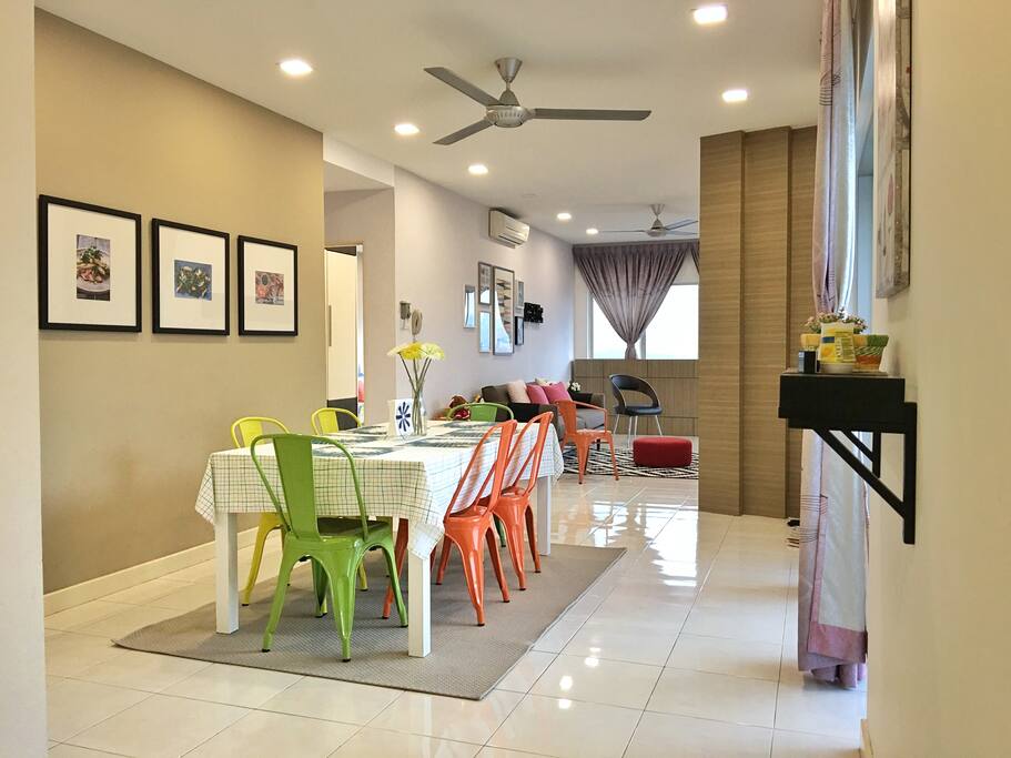 Dining and Living Areas