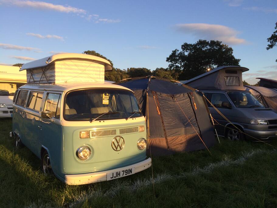 Awning available on request for no extra. this is Skye at CarFest