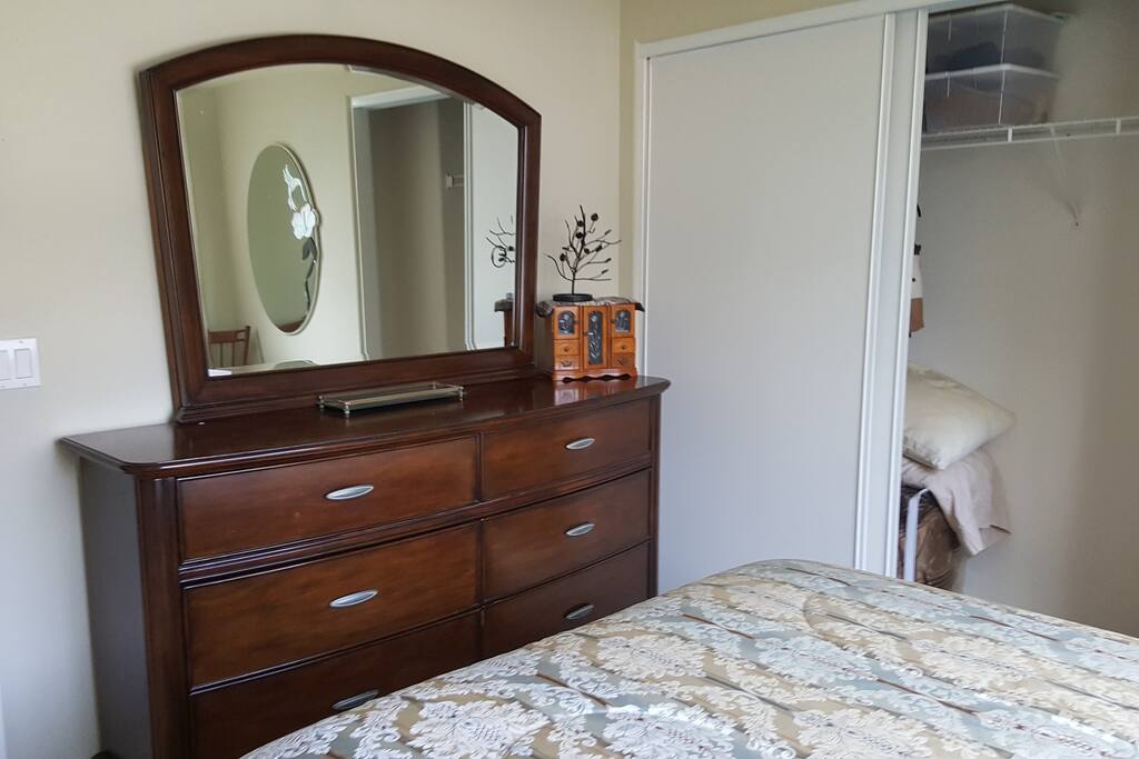 Dresser and Closet Space