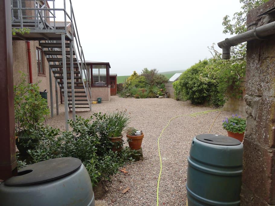 Back of house-good place for a BBQ.