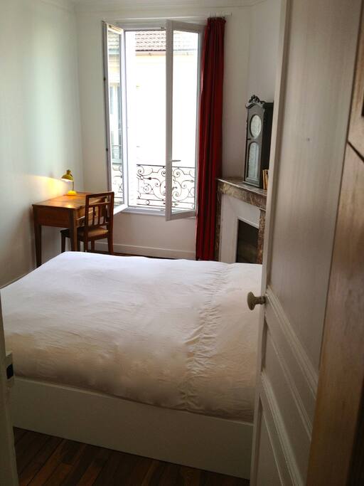 the bedroom