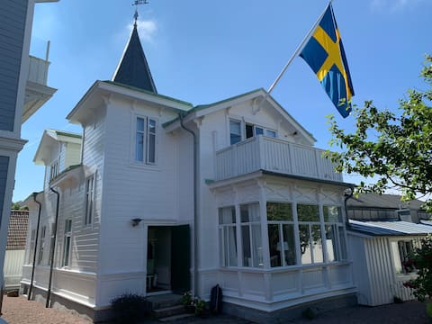 Upstairs in villa on Marstrandsön