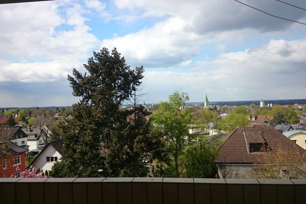 The sight from the balcony