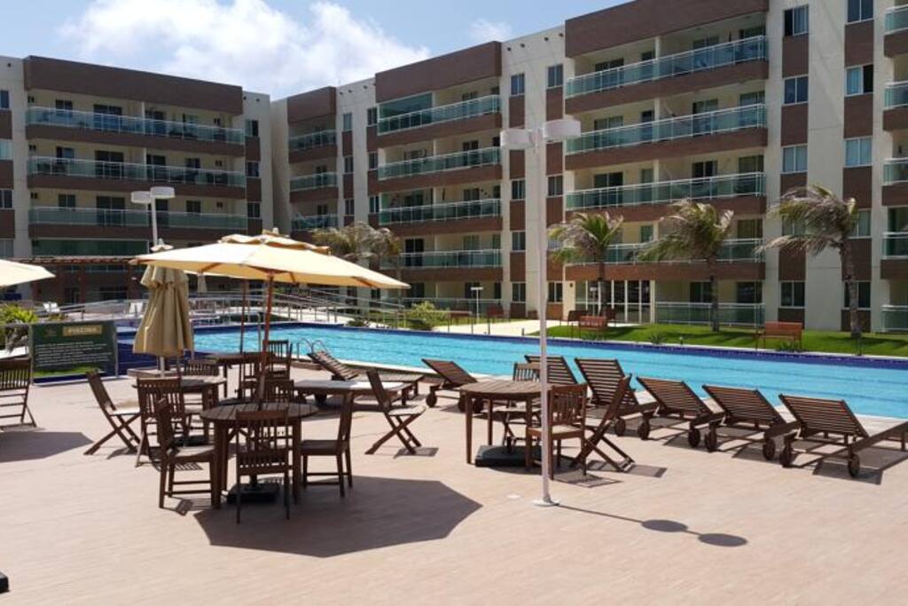 área da piscina