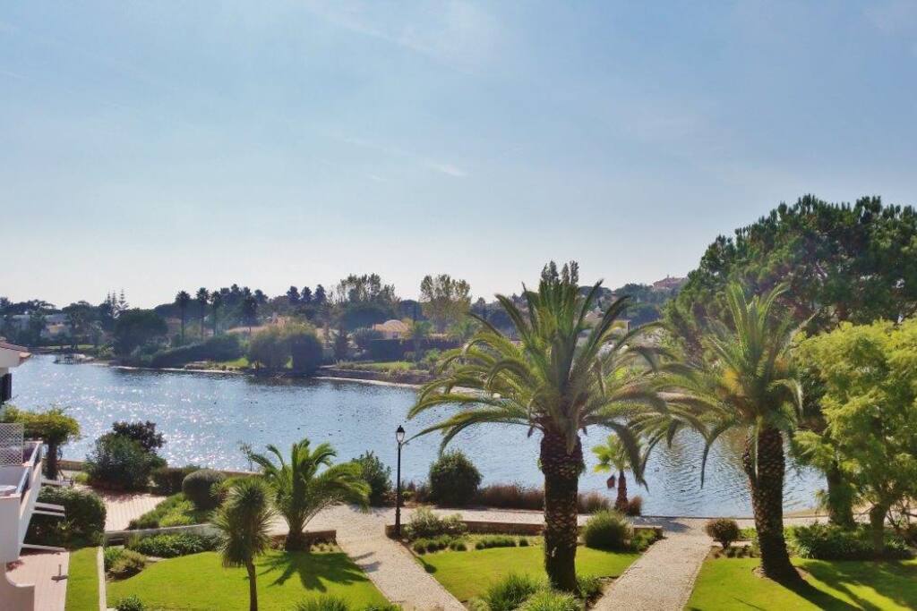 Beautiful lake views from terrace