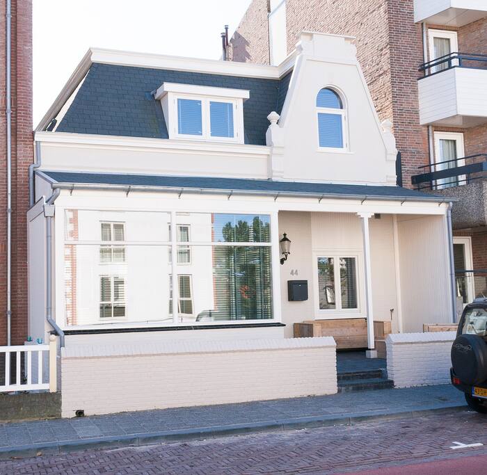 front of the house