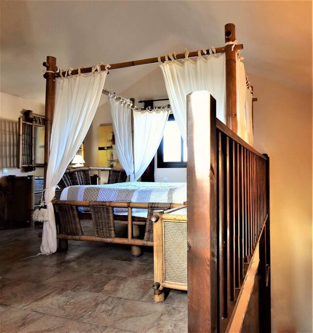 Cama de bamboo