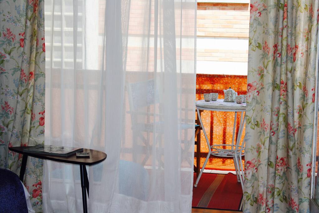 Salida a la terraza desde el salón