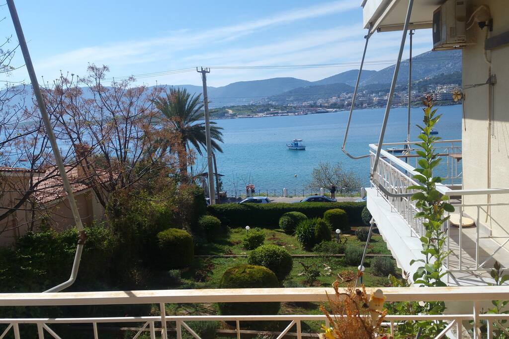 The view from the balcony