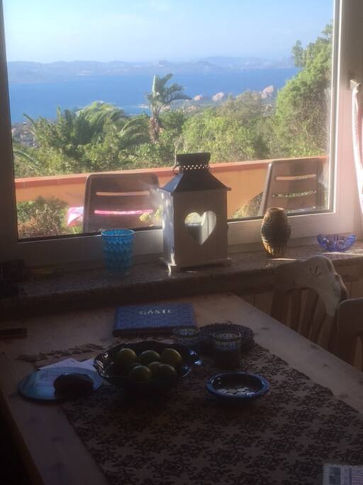 Blick aus der Eßküche