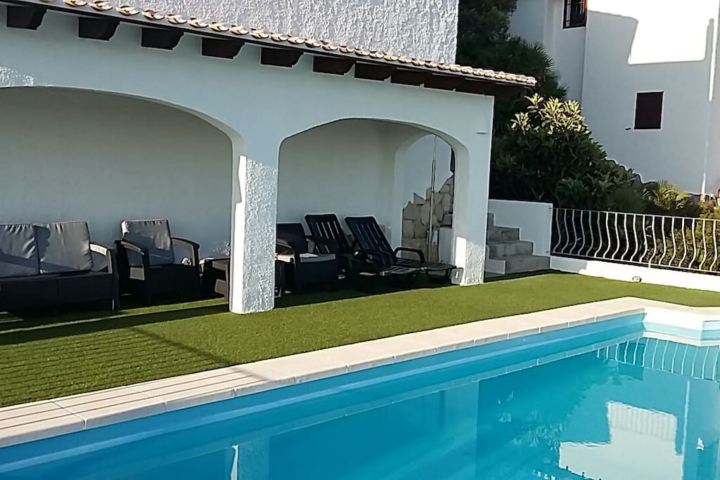 zona de la piscina