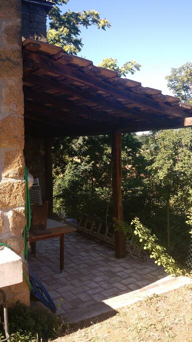 Gazebo sul retro