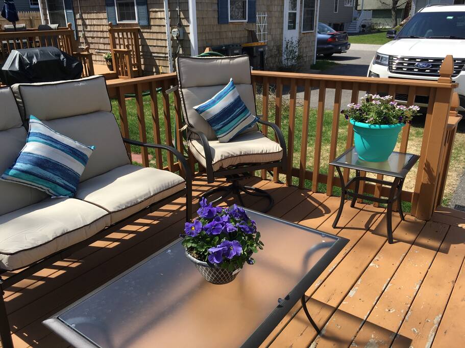 Changing Tides Maine House personal deck