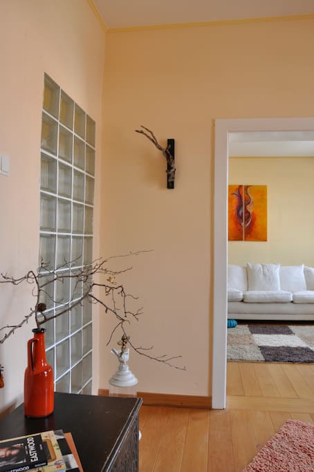 Blick von der Esszimmer Couch