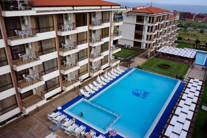 Apartments with one bedroom St.Vlas