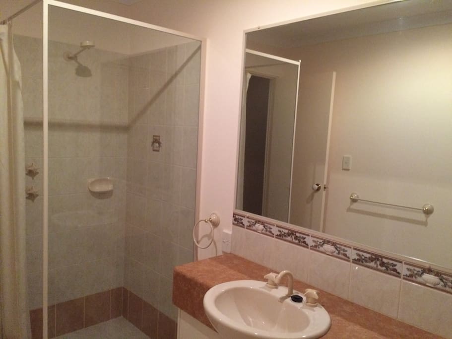 Your private shower and basin