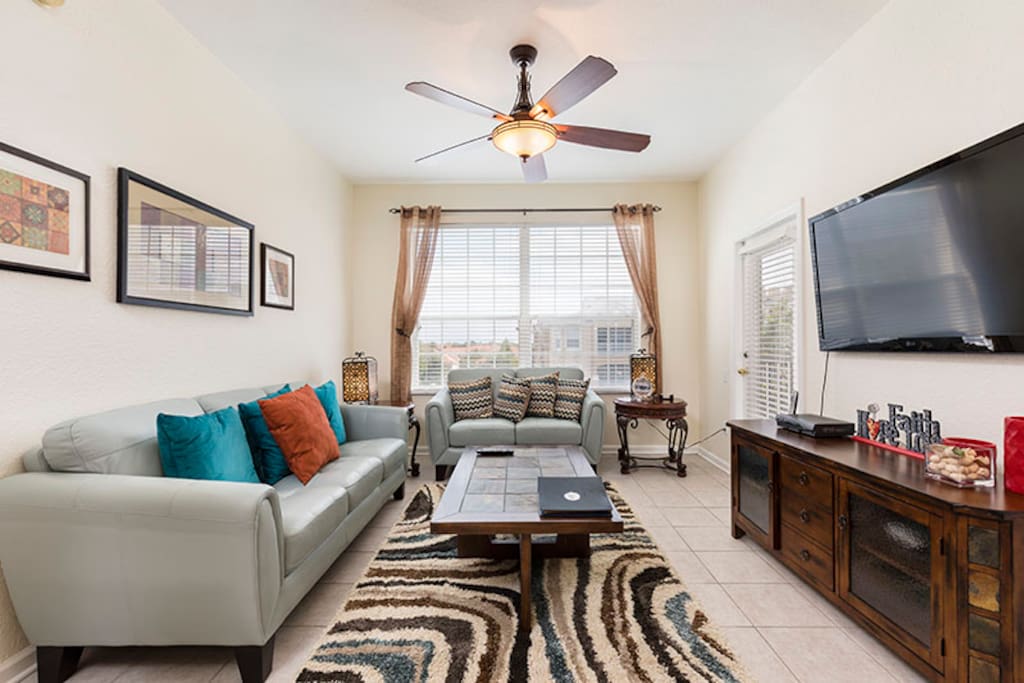 Unwind in the luxury casual living area