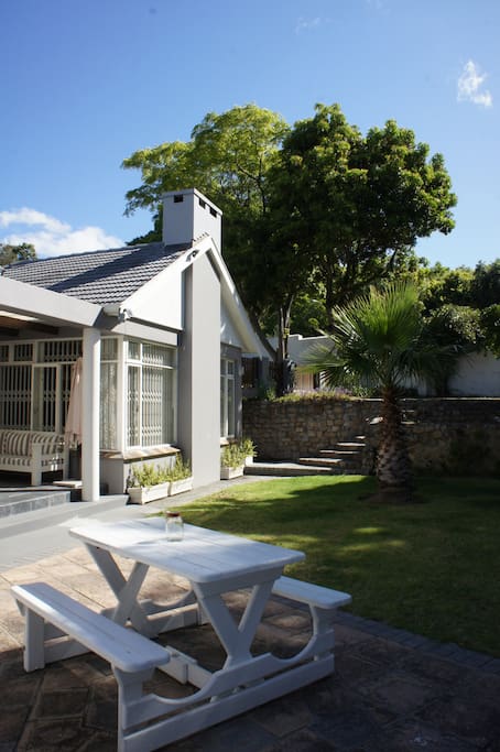Private Garden with minimal Cape Town winds.