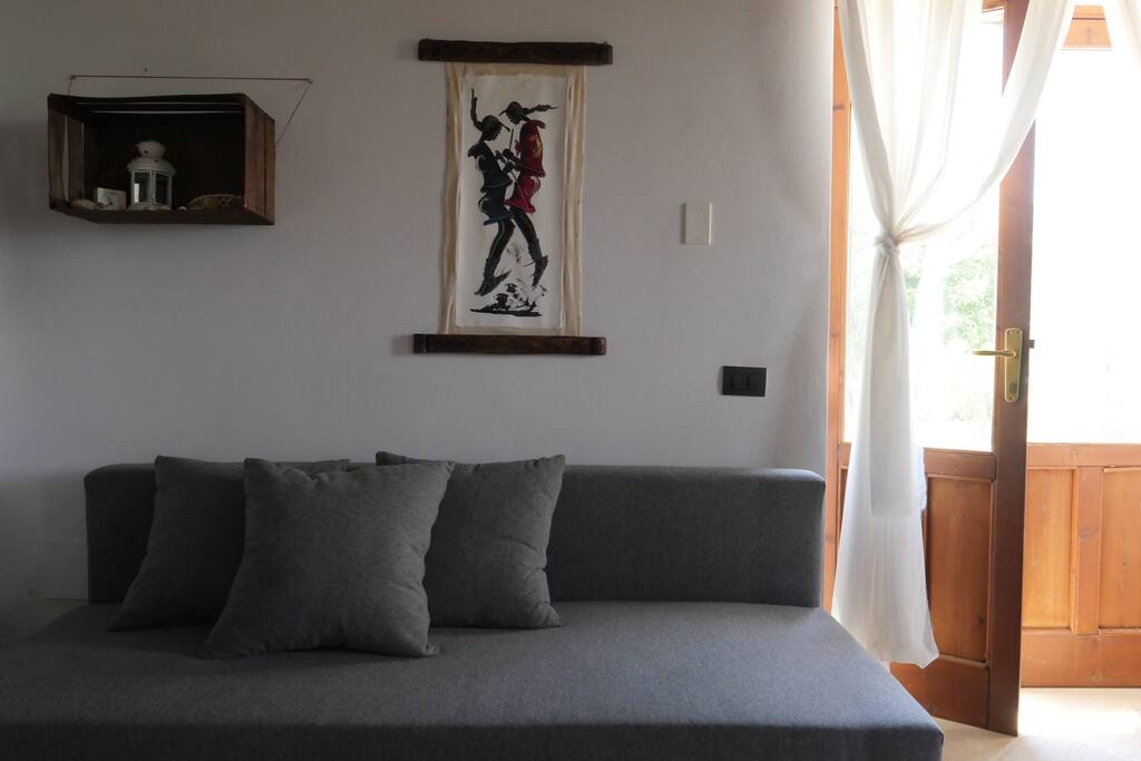 sunset apt....divano letto....