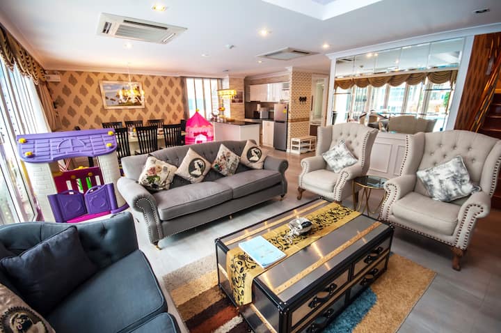 Family Roomduplex Pool Access Water Park Near Sea - フア ヒン