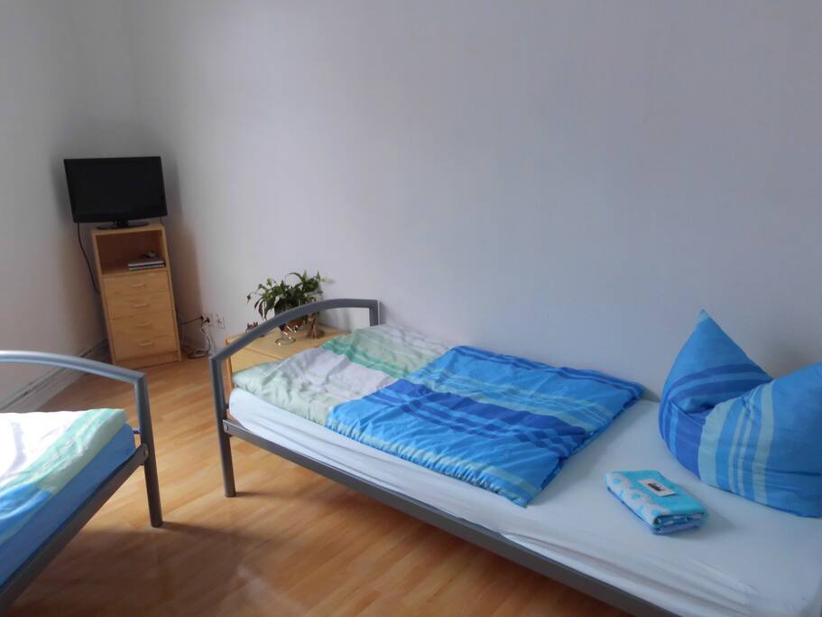 unser Zweibettzimmer