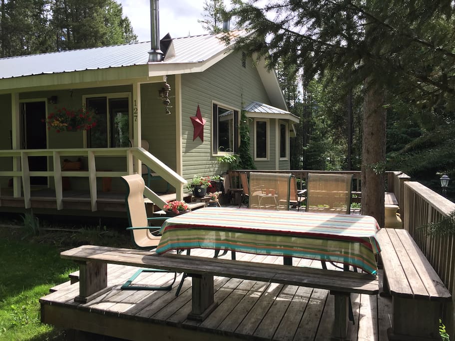 Front Porch and Deck Area