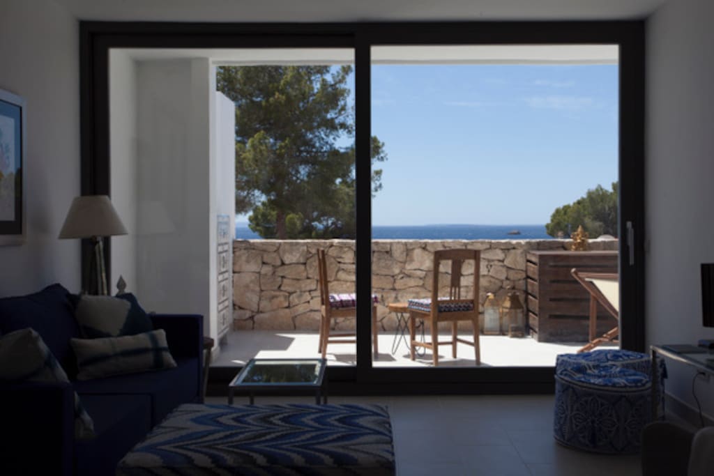 view from the living