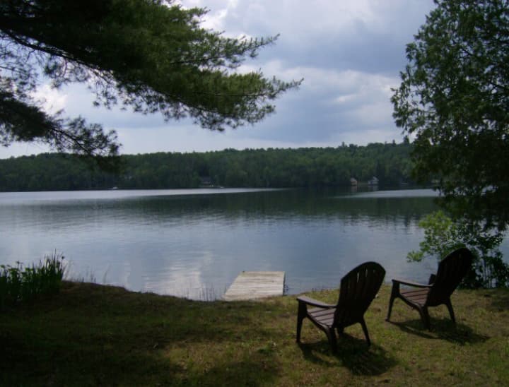 Large 2Story Cabin on Lake Hebron in Monson, ME Cabins for Rent in