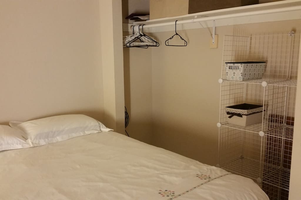 Ample wardrobe space