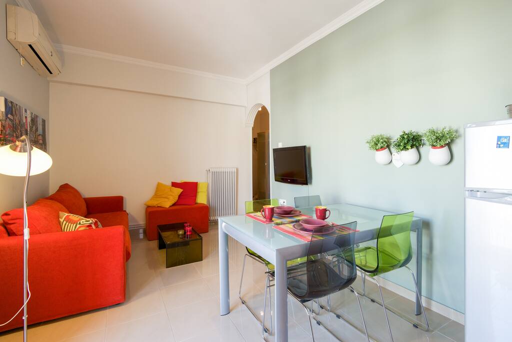 living room and dinning table
