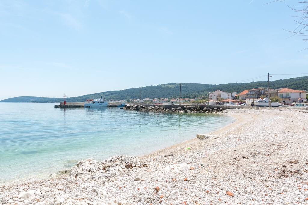 Beautiful beach just in front of house.