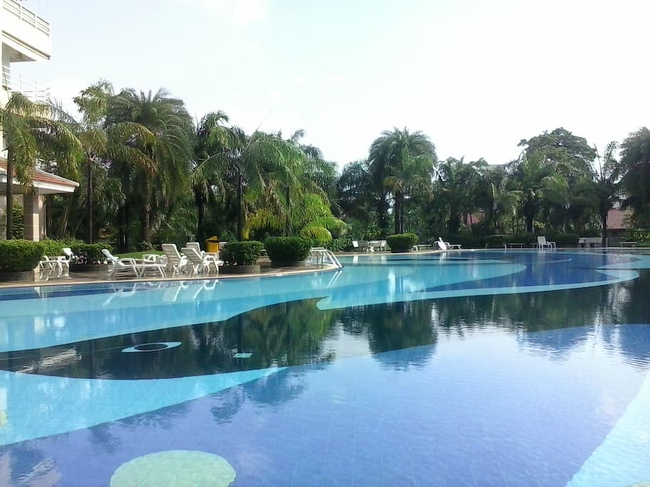 When you come on holiday you want to relax in a large clean swimming pool