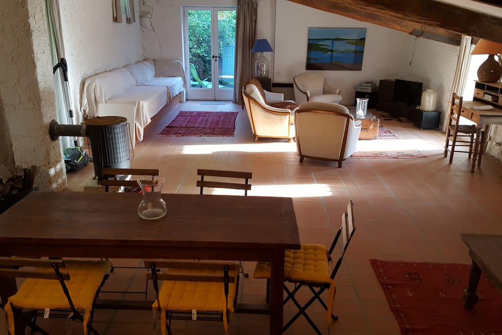 vue panoramique du séjour