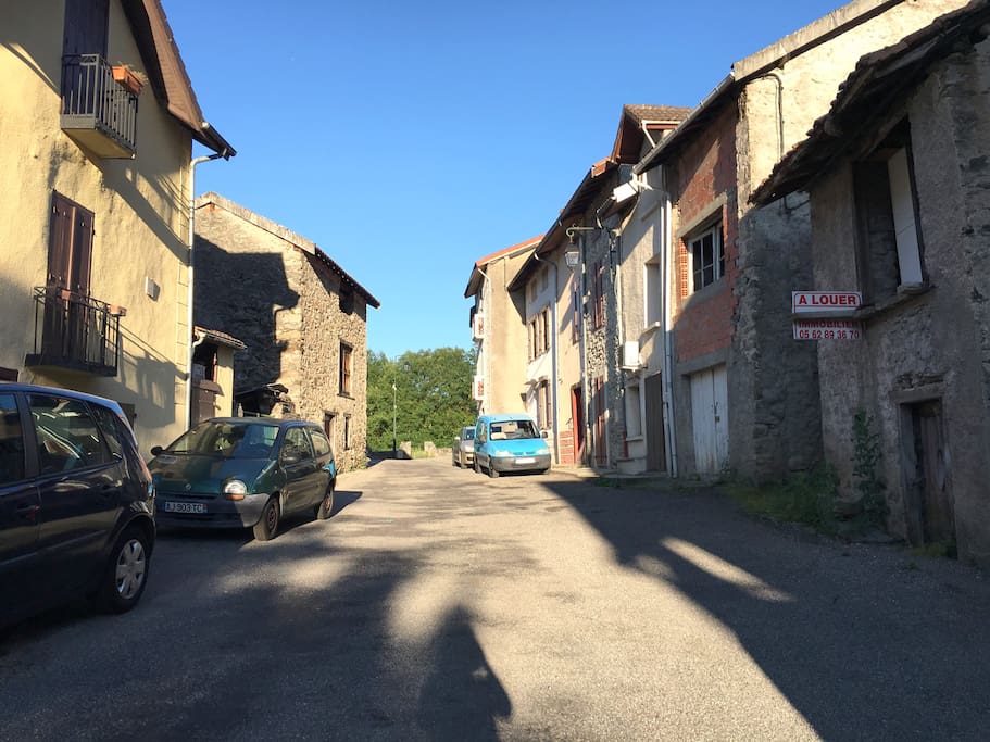 L'impasse vue de la maison