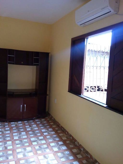 Nice sized bedroom with great air flow.