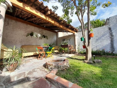 A rustic and central house