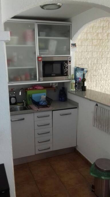Cuisine ouverte sur le salon