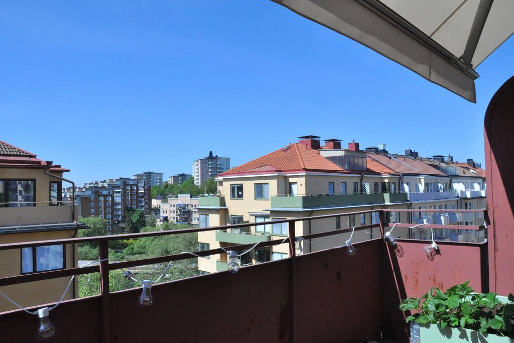 Topfloor view of Hornstull and Reimersholme