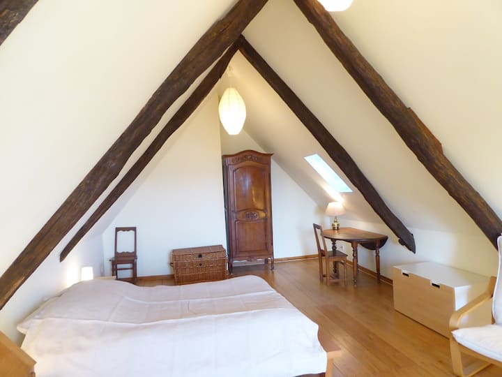 Clos des mulreriers - spálňa s manželskou posteľou 140