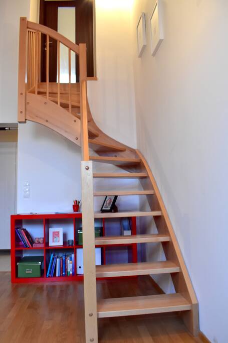 Stairs to second floor