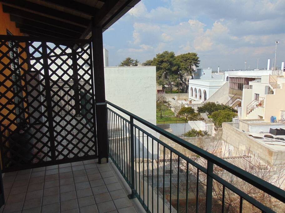 vista dal balcone