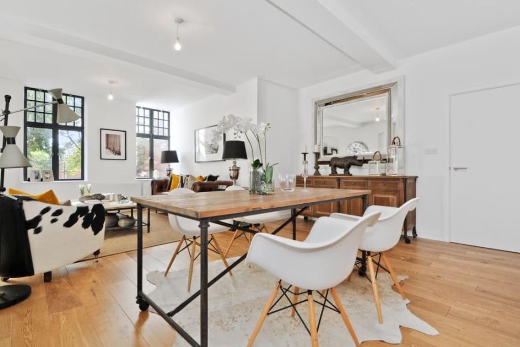 Open plan living space