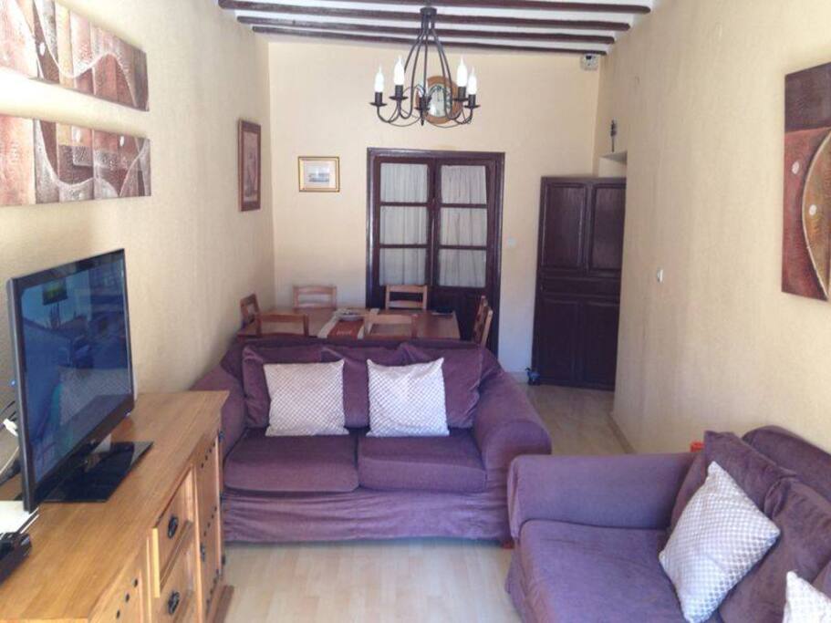 Living room on lower floor
